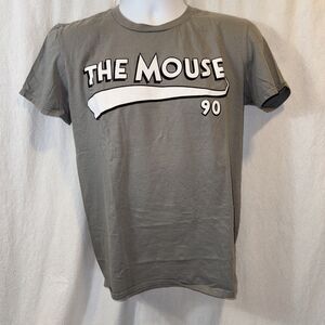 Disney The Lost Bros Steamboat Willie Mickey Mouse Gray Tee Unisex M Gently Used